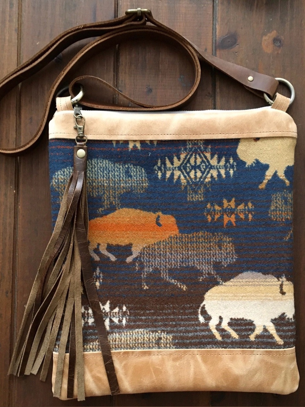 Land of the Buffalo Crossbody Bag